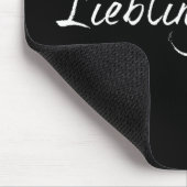 Tapis De Souris Papa préféré - écriture blanche 00001 (Coin)