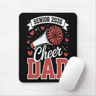 Tapis De Souris Papa senior de cheerleader fier 2026