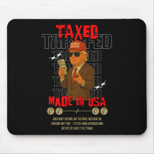 Tapis De Souris Papa Tarif Design Drôle de Trump – Meme Politique