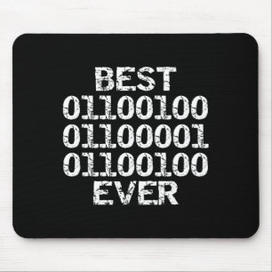 Tapis De Souris Papa toujours en code binaire Ingénieur logiciel P