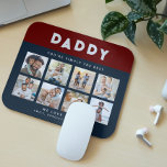 Tapis De Souris Papa, tu es tout simplement le meilleur collage ph<br><div class="desc">Daddy You're Simply The Best Photo Collage Personnalisé Modèle photo Custom Names Mouse Pad comporte huit de vos photos préférées avec le texte "Daddy you're just the best" dans la typographie de script moderne. Personnalisez ci-dessous avec votre texte et vos noms personnalisés. Un cadeau parfait pour papa pour anniversaire, Noël,...</div>