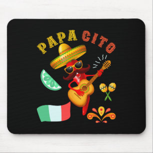 Tapis De Souris Papacito Famille Cinco De Mayo Tee Papa Mexicain H