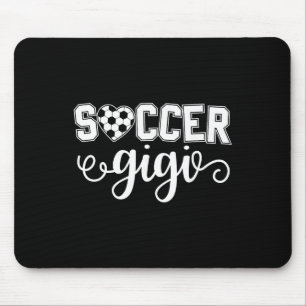 Tapis De Souris Papamaman Grand-mère Amateur de Sport de Foot Anni