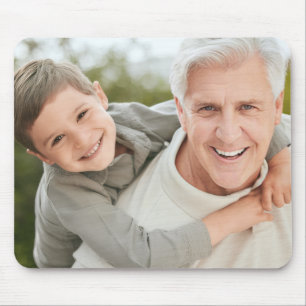 Tapis De Souris Papapa Grand-père Papi Cadeau Photo Personnalisé