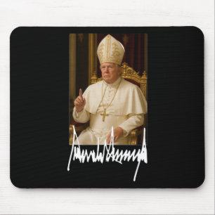 Tapis De Souris Pape Trump Drôle Président Américain Trump Vatican