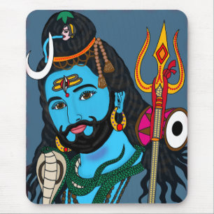 Tapis De Souris Papeterie visage de Shiva