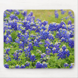 Tapis De Souris Papier de souris d'art Texas Bluebonnets