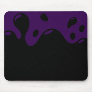 Tapis De Souris Papier de souris violet et noir