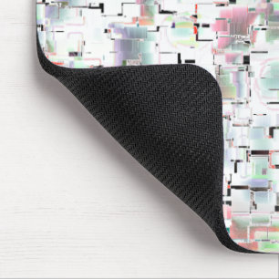 Tapis De Souris Papier mosaïque aux couleurs douces à opaques et b