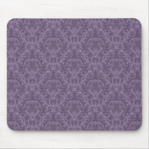 Tapis De Souris Papier peint à fleurs mauves 2