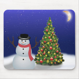 Tapis De Souris Papier peint de Noël Mousepad