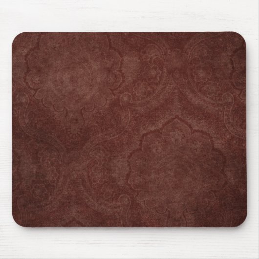 Tapis De Souris Papier peint foncé de motif de Bourgogne (Devant)