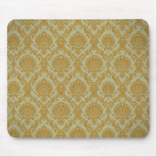 Tapis De Souris Papier peint Mousepad de damassé d'or
