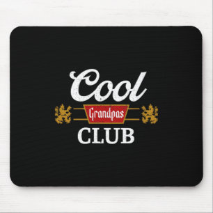 Tapis De Souris Papiers Club des Grands-Pères Rétro Cool Famille M