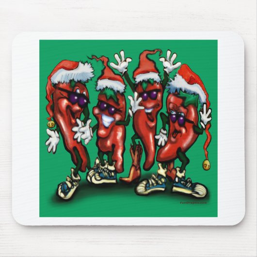 Tapis De Souris Papiers de Noël (Devant)