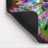 Tapis De Souris Papillon à fleurs Abstrait Mousepad (Coin)