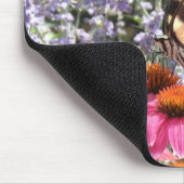 Tapis De Souris Papillon à queue jaune, rose n pourpre (Coin)