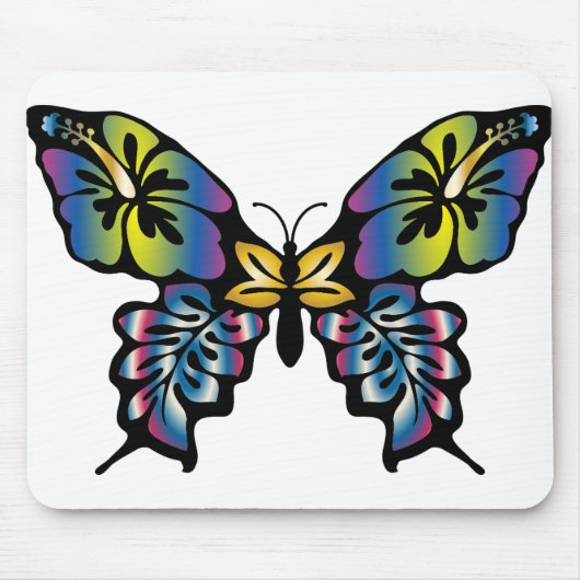 Tapis De Souris Papillon Abstrait 3 (Devant)