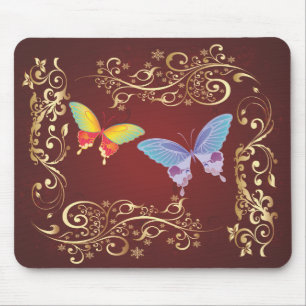 Tapis De Souris Papillon Art 1 Mousepad
