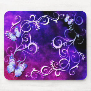 Tapis De Souris Papillon Art 3 Mousepad