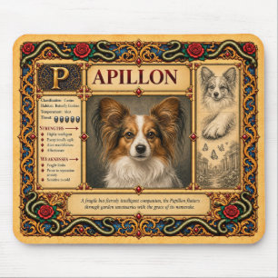 Tapis De Souris Papillon, Art du Bestiaire Médiéval