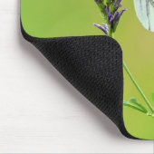 Tapis De Souris Papillon blanc à veines vertes (Coin)