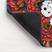 Tapis De Souris Papillon blanc et rose (Coin)