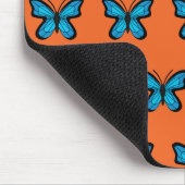 Tapis De Souris Papillon bleu (Coin)