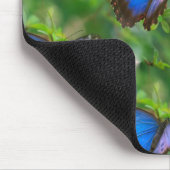 Tapis De Souris Papillon bleu (Coin)