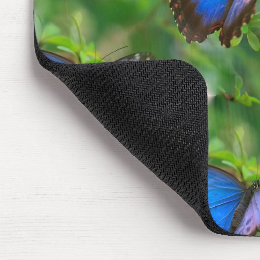 Tapis De Souris Papillon bleu (Coin)