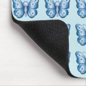 Tapis De Souris Papillon bleu (Coin)