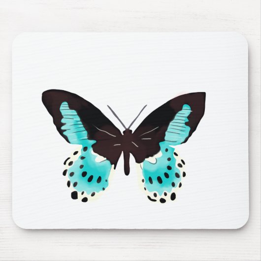 Tapis De Souris Papillon bleu (Devant)