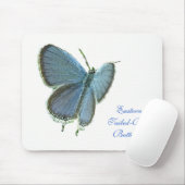 Tapis De Souris Papillon bleu à queue orientale (Avec souris)