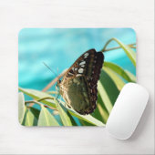 Tapis De Souris Papillon Brown - Ailes fermées (Avec souris)