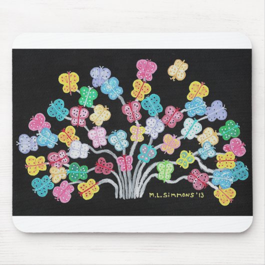 Tapis De Souris Papillon Bush (Devant)