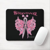 Tapis De Souris Papillon celtique survivant - Cancer du sein (Avec souris)