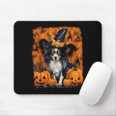 Tapis De Souris Papillon Chien Halloween (Avec souris)