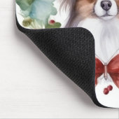 Tapis De Souris Papillon Christmas Wreath Festive Pup (Coin)
