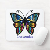 Tapis De Souris Papillon Coloré Thunder_Cove (Avec souris)
