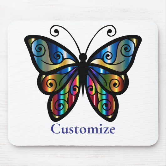 Tapis De Souris Papillon Coloré Thunder_Cove (Devant)