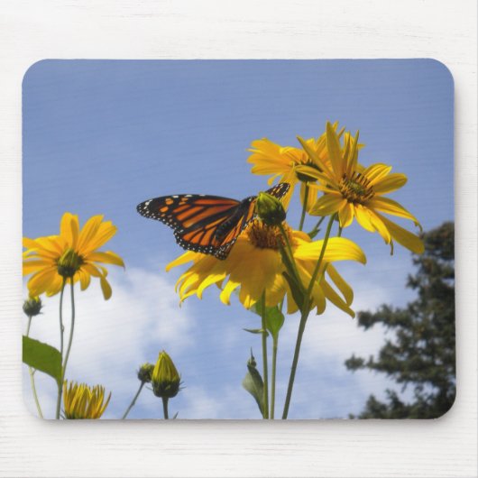 Tapis De Souris Papillon dans le ciel (Devant)