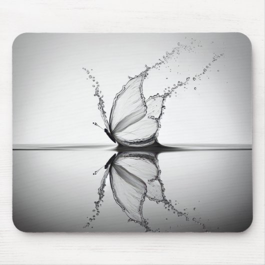 Tapis De Souris Papillon Dans L'Eau (Devant)