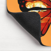 Tapis de souris papillon de champignon atomique (Coin)