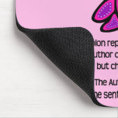 Tapis De Souris Papillon de conscience de suicide/dépression de (Coin)