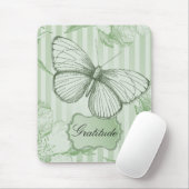 Tapis De Souris Papillon de gratitude (Avec souris)
