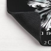 Tapis De Souris Papillon de gris argenté (Coin)