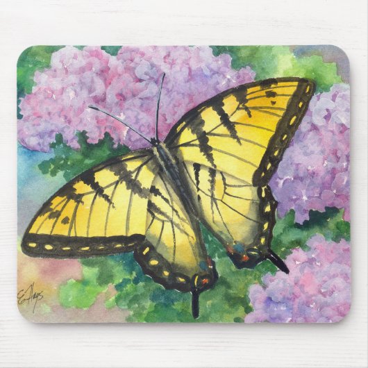 Tapis De Souris Papillon de machaon de tigre (Devant)