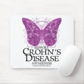 Tapis De Souris Papillon de maladie de Crohn (Avec souris)