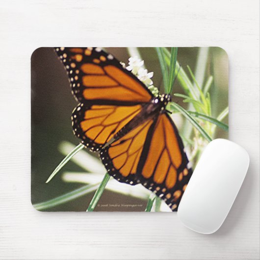 Tapis De Souris Papillon de monarque Mousepad (Avec souris)