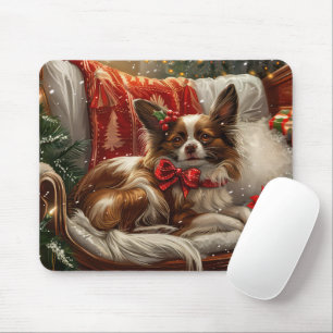Tapis De Souris Papillon de Noël Festif